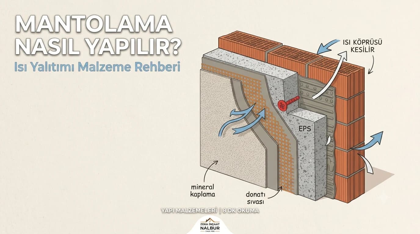 Mantolama Nasıl Yapılır? Isı Yalıtımı Malzeme Rehberi