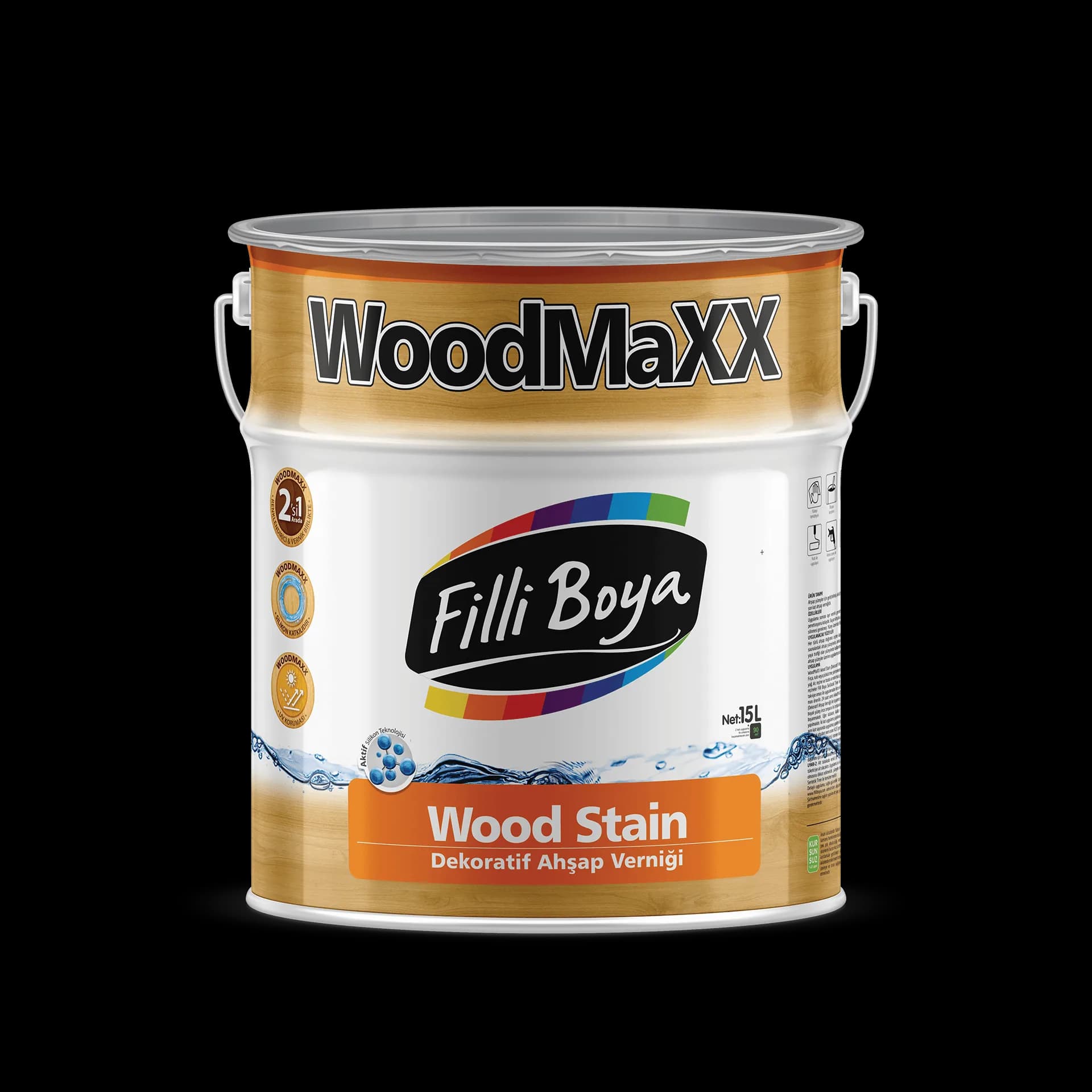 Filli Boya WoodMaxx Wood Stain Dekoratif Ahşap Verniği