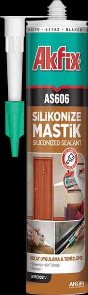 Akfix AS606 Silikonize Mastik