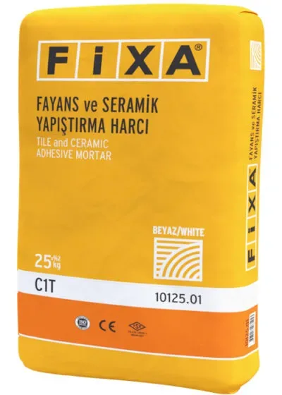 FIXA Fayans ve Seramik Yapıştırma Harcı (Beyaz)
