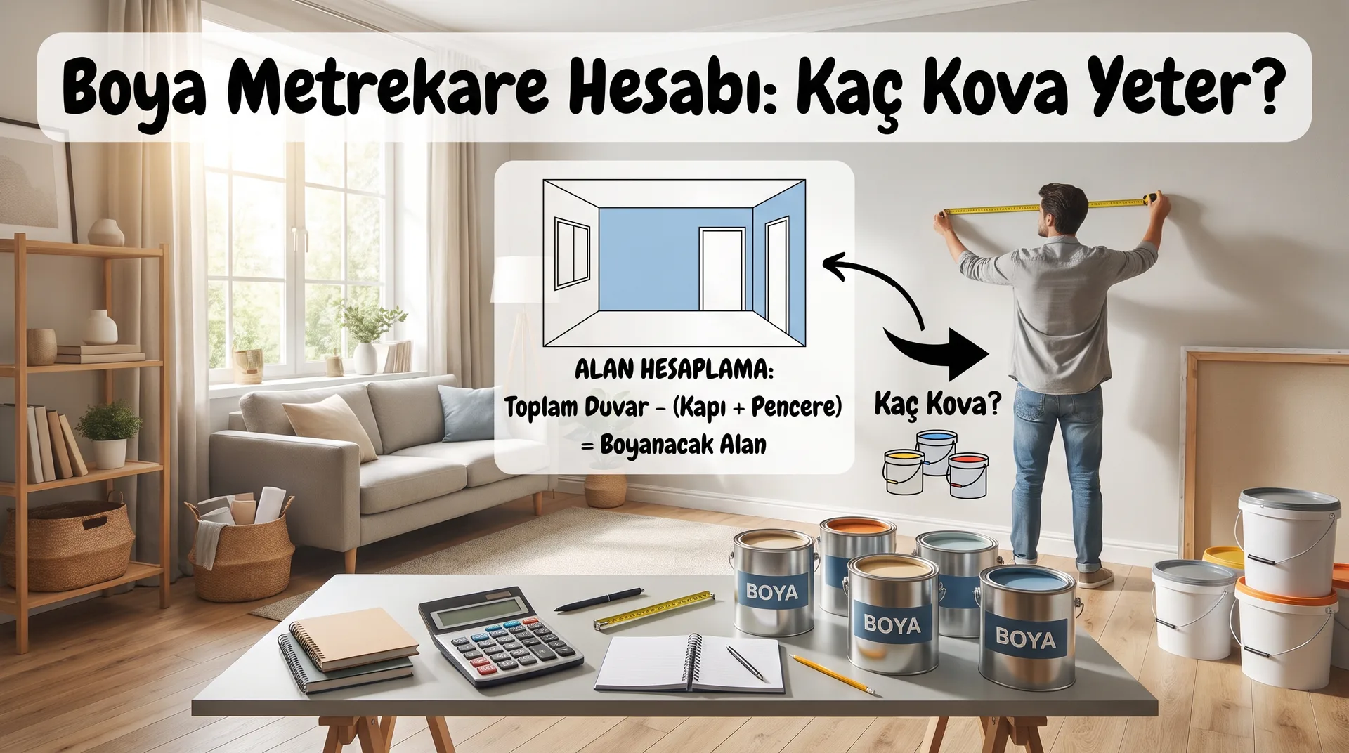 Boya Metrekare Hesabı: Kaç Kova Yeter?