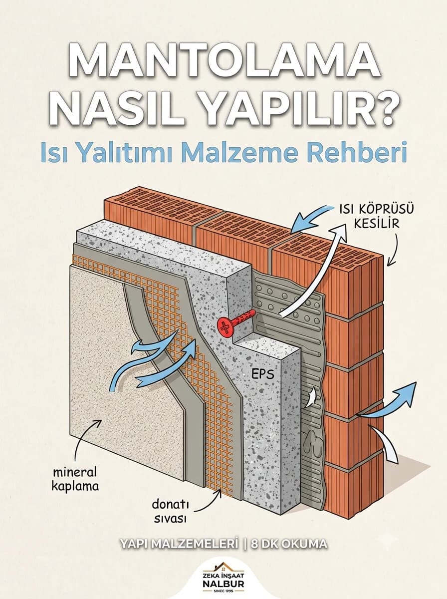 Mantolama Nasıl Yapılır? Isı Yalıtımı Malzeme Rehberi